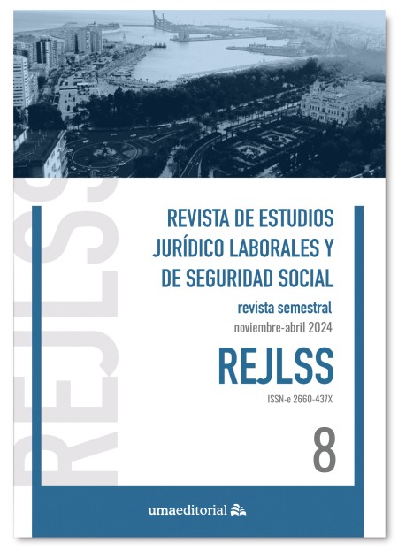 La Revista de Estudios Jurídicos Laborales y de Seguridad Social (REJLSS) publica su octavo número