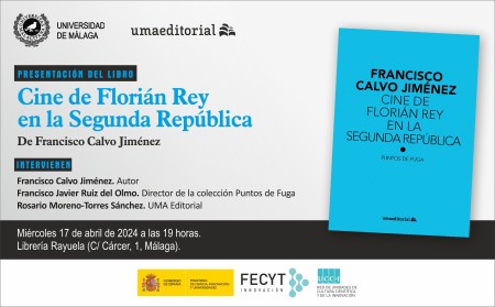 Presentación del libro Cine de Florián Rey en la Segunda República