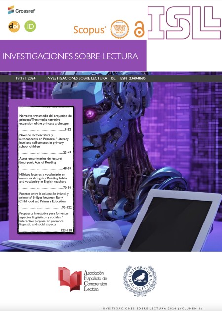 Publicado el primer número del volumen 19 de la revista Investigaciones sobre Lectura