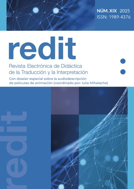 Disponible el número 19 de la revista REDIT dedicado a la audiodescripción de películas de animación