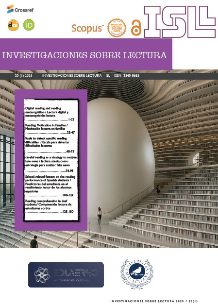 Publicado el primer número del volumen 20 de la revista Investigaciones sobre Lectura