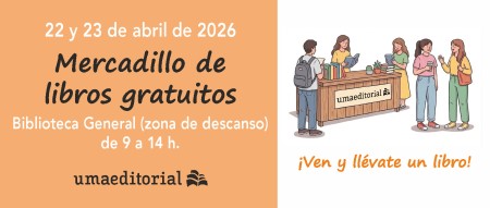 UMA Editorial conmemora el Día del Libro con un mercadillo de libros gratuitos