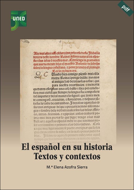 EL ESPAÑOL EN SU HISTORIA. TEXTOS Y CONTEXTOS (e-book)