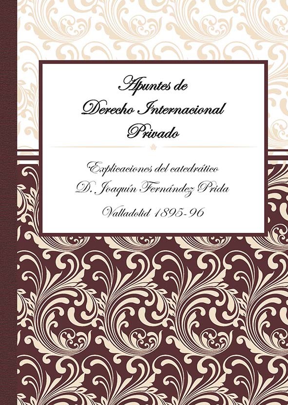 Novedad editorial | Universidad de Oviedo  | Apuntes de Derecho Internacional Privado.