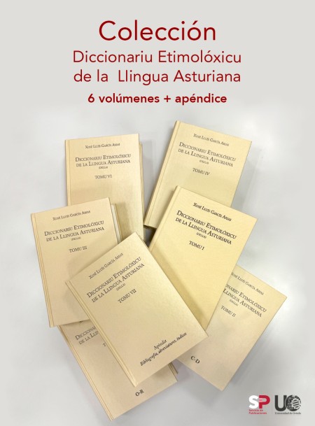 Promoción especial de la colección del Diccionariu Etimolóxicu de la Llingua Asturiana con motivo de la Semana Día de les Lletres Asturianes