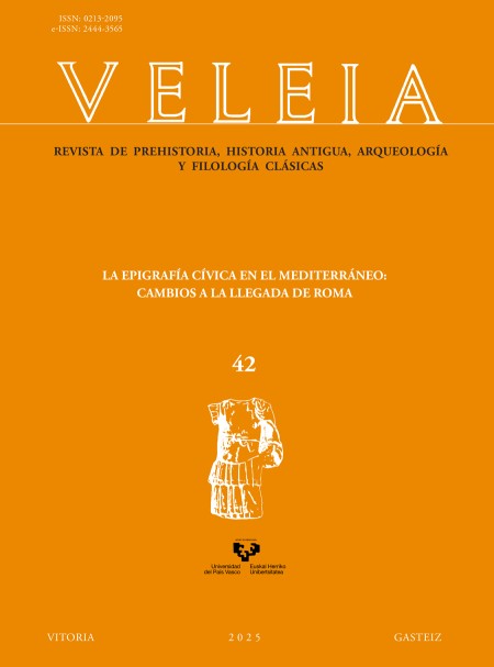 La epigrafía cívica en el Mediterráneo: Cambios a la llegada de Roma