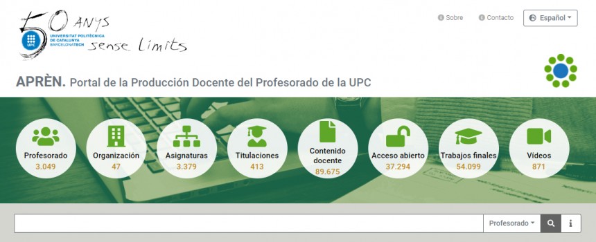 APRÈN. Portal de la producción docente del profesorado de la UPC