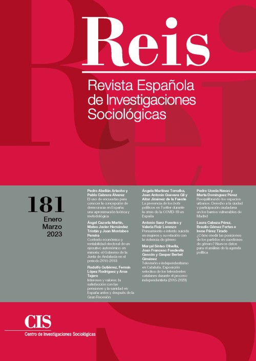 Revista Española de Investigaciones Sociológicas REIS