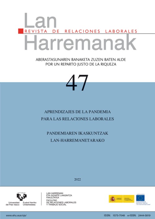 Lan-Harremanak. Revista de Relaciones Laborales