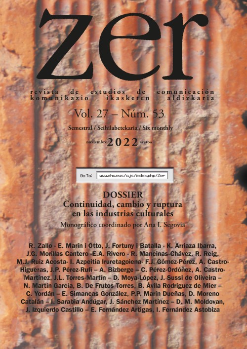 Zer. Revista de Estudios de Comunicación - Komunikazio Ikasketen Aldizkaria