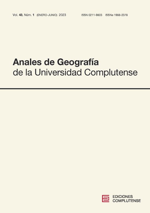 Anales de Geografía de la Universidad Complutense 