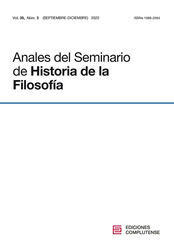 Anales del Seminario de Historia de la Filosofía 