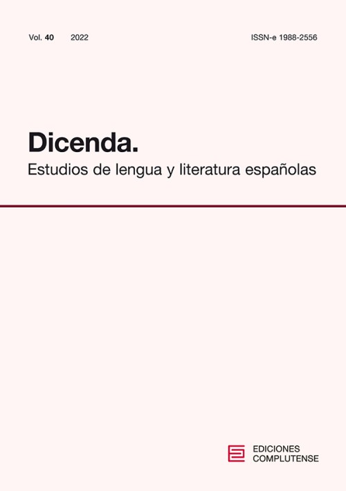  Dicenda. Estudios de lengua y literatura españolas