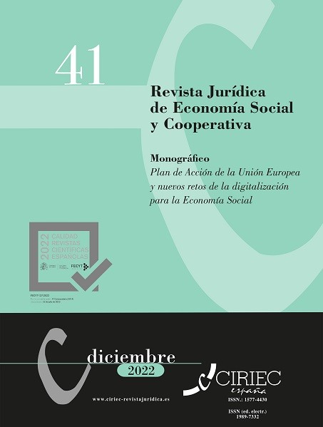 CIRIEC-España, revista jurídica de economía social y cooperativa