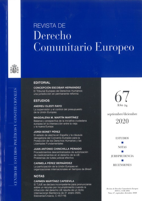 Revista de Derecho Comunitario Europeo