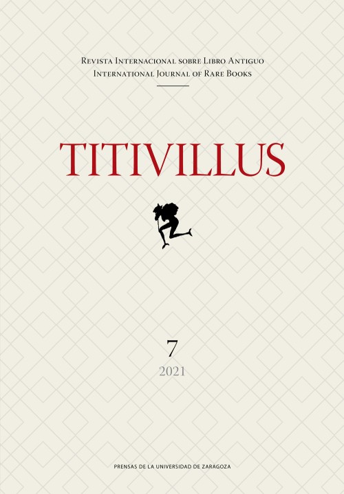 TITIVILLUS Revista internacional sobre libro antiguo