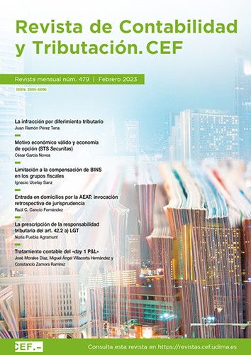 Revista de Contabilidad y Tributación. CEF