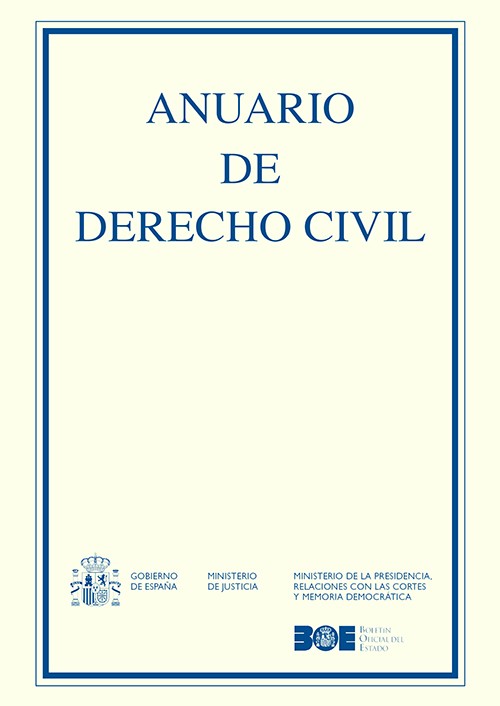 Anuario de Derecho Civil