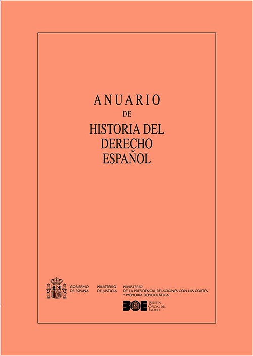 Anuario de Historia del Derecho Español