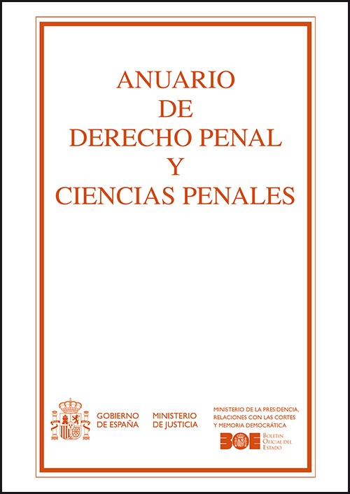 Anuario de Derecho Penal y Ciencias Penales