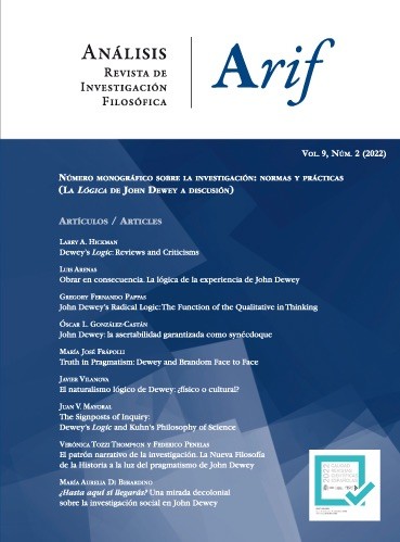 ARIF. Análisis. Revista de investigación filosófica