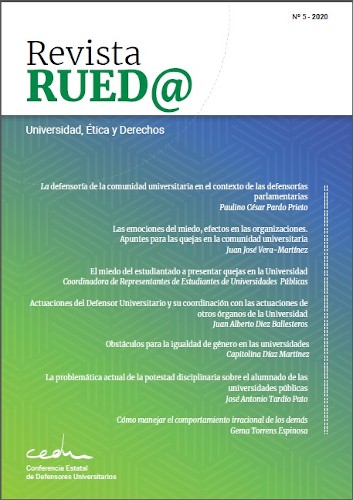 Rued@. Revista Universidad, Ética y Derechos