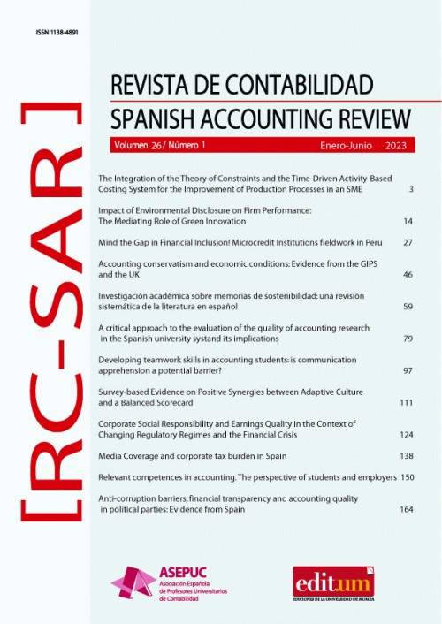 Revista de Contabilidad - Spanish Accounting Review
