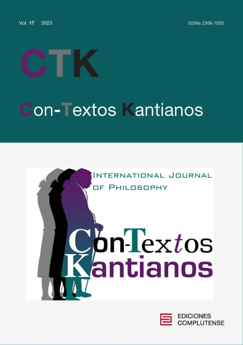 Con-Textos Kantianos. International Journal of Philosophy