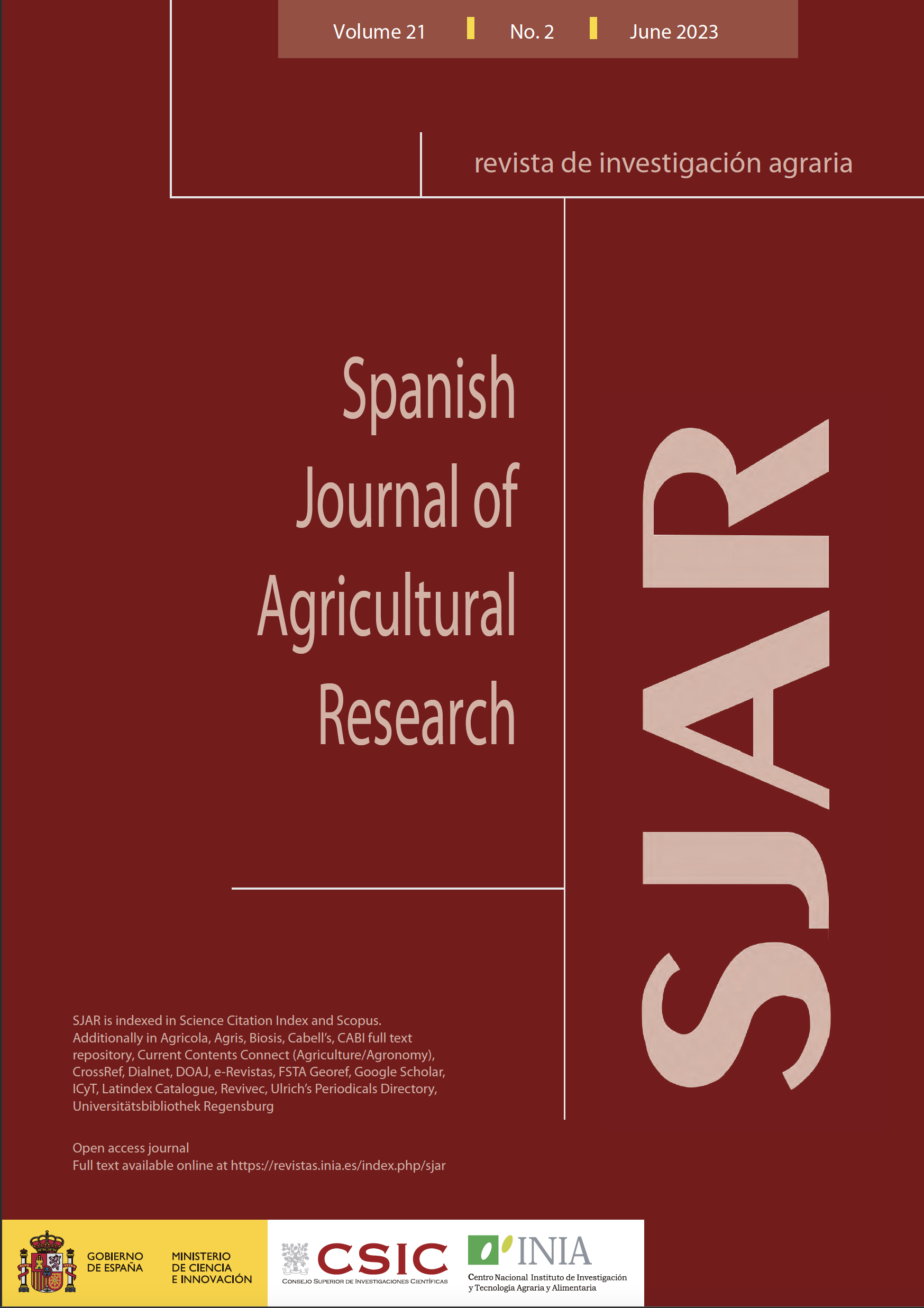 Spanish Journal of Agricultural Research